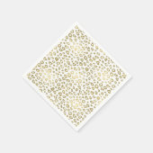 Gouden Ombre Luipaard Print Servet (Hoek)