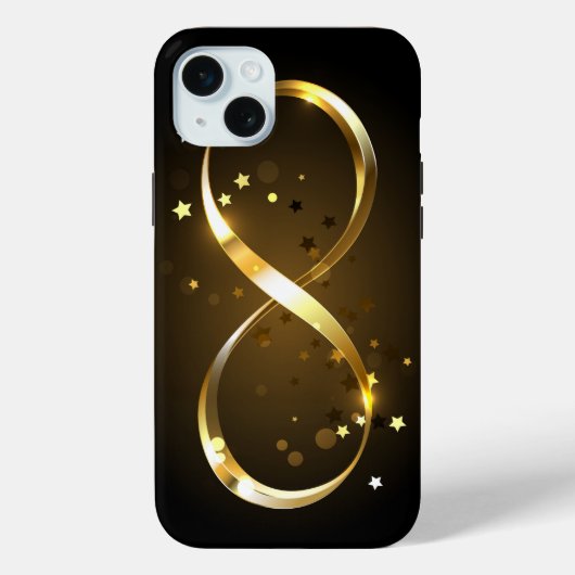 Gouden Oneindigheidssymbool Case-Mate iPhone Case (Achterkant)