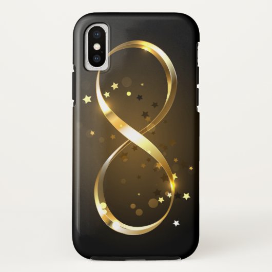 Gouden Oneindigheidssymbool Case-Mate iPhone Case (Achterkant)