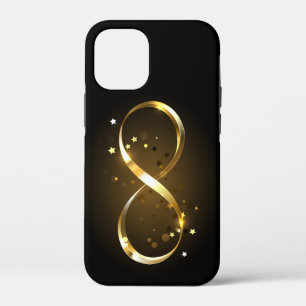 Gouden Oneindigheidssymbool iPhone 12 Mini Hoesje