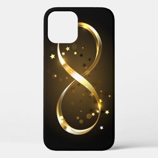 Gouden Oneindigheidssymbool Case-Mate iPhone Case (Achterkant)
