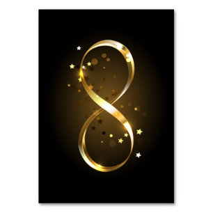 Gouden Oneindigheidssymbool Kaart