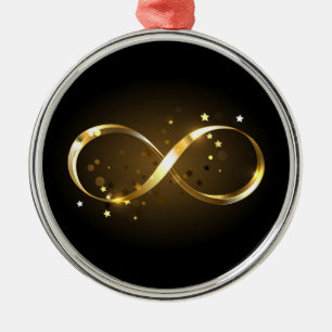 Gouden Oneindigheidssymbool Metalen Ornament