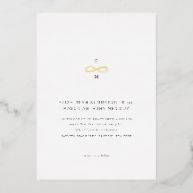 Gouden Oneindigheidssymbool Minimalistisch Chic