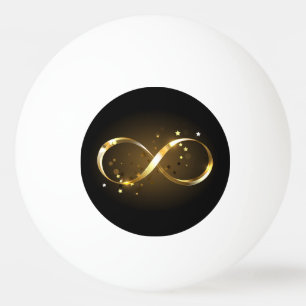 Gouden Oneindigheidssymbool Pingpongballen