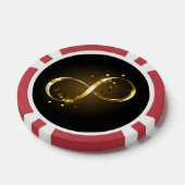 Gouden Oneindigheidssymbool Poker Chips (Enkel)