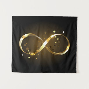 Gouden Oneindigheidssymbool Wandkleed