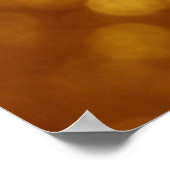 Gouden onscherpte glitter, sprankelende textuur. poster (Hoek)