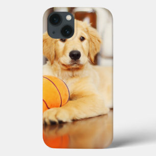 Gouden ophaalster met Basketball Speelgoed iPhone 13 Hoesje