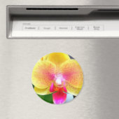 Gouden Orchidee van Power Flower Magneet (Insitu (Vaatwasser))