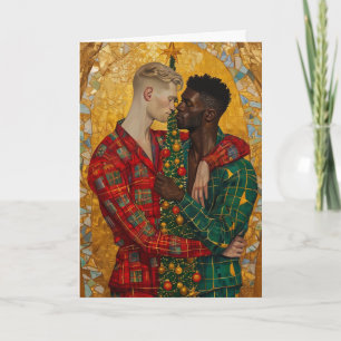 Gouden Ornament Omhelzing Kaart