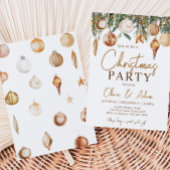 Gouden Ornamenten kerstfeest Kaart
