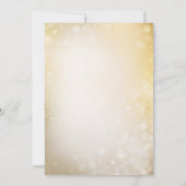 Gouden Ornamenten kerstfeestdag Kaart (Achterkant)