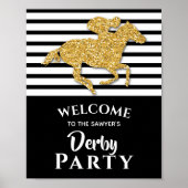 Gouden Paard Derby Welkom Poster (Voorkant)