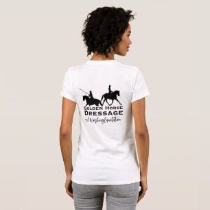 Gouden Paard Dressuur & Werkende Equitatie T-Shirt