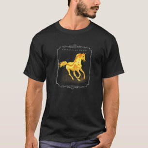 Gouden Paard Gouden Merrie Hengst Ruin Manen Paard T-shirt