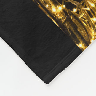 Gouden paarden galopperen fleece deken