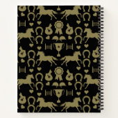 Gouden Paardrijden Notitieboek (Achterkant)