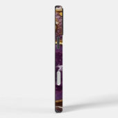 Gouden Paarse edelsteen Case-Mate iPhone Case (Achterkant / Rechts)