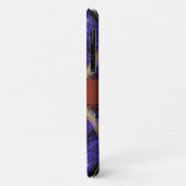 Gouden Paarse fractale zandloper Case-Mate iPhone Case (Achterkant/links)