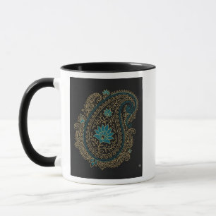 Gouden Paisley Lotus Mok