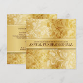 Gouden paisleywervel-evenement kaart (Voorkant / Achterkant)