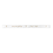 Gouden Palm Cross gepersonaliseerde doop Lint (Voorkant)