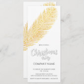 Gouden Palm op zwart Schattige bedrijf Elegant Chr (Voorkant / Achterkant)