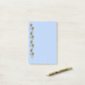 "gouden" palmbiljetten post-it® notes (Op bureau)