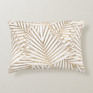 Gouden palmbladeren: art deco. accent kussen
