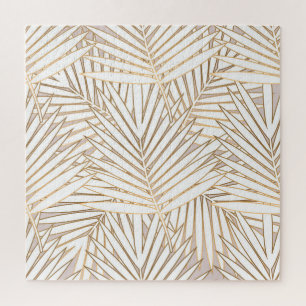 Gouden palmbladeren: art deco. legpuzzel