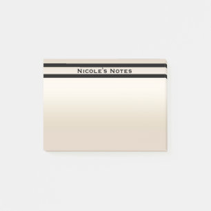 Gouden Parel Glans Glam Chic Moderne Persoonlijke Post-it® Notes