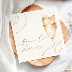 Gouden Parels & Prosecco Vrijgezellenfeesten serve Servet