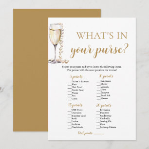 Gouden Parels & Prosecco Wat Zit Er In Je Tas Spel Kaart