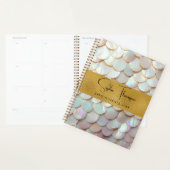 Gouden parels schil nieuw jaar planner (Display)