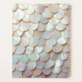 Gouden parels schil nieuw jaar planner (Achterkant)