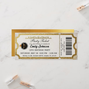 Gouden Partij Ticket Uitnodiging 2026