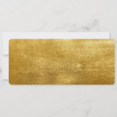 Gouden Partijkaart Uitnodiging (Achterkant)