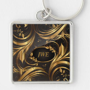 Gouden Patroon 1 Sleutelhanger