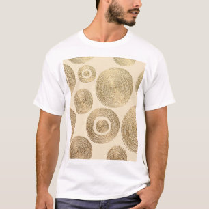 Gouden patroon: glanzend abstract luxeontwerp t-shirt