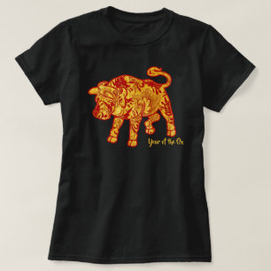 Gouden Patroon Jaar Van De Os T-shirt