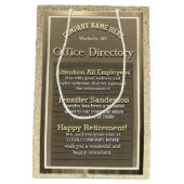 gouden pensioenteken medium cadeauzakje (Achterkant)