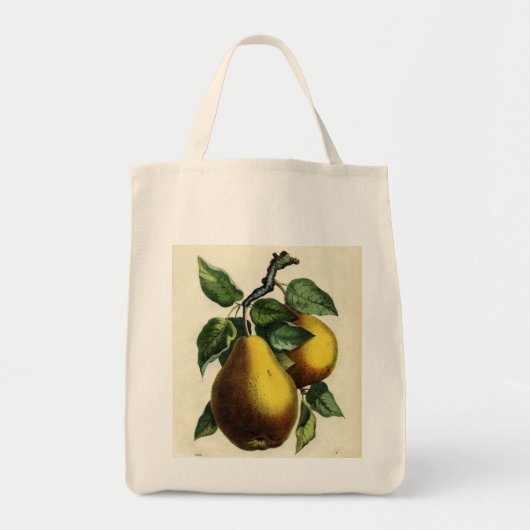Gouden peren tote bag (Voorkant)
