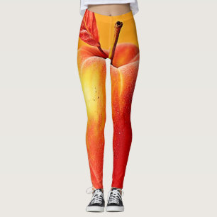 Gouden Perzik Perfectie Design Leggings