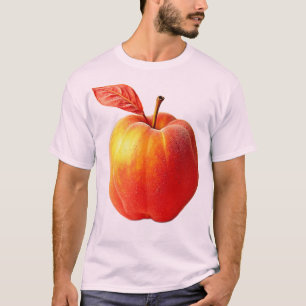 Gouden Perzik Perfectie Design T-shirt