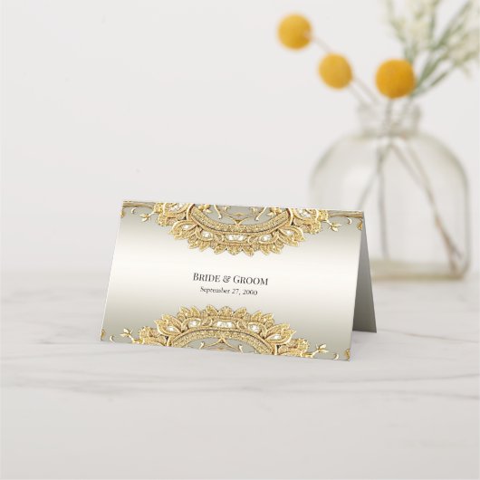 Gouden Place Card (Achterkant)