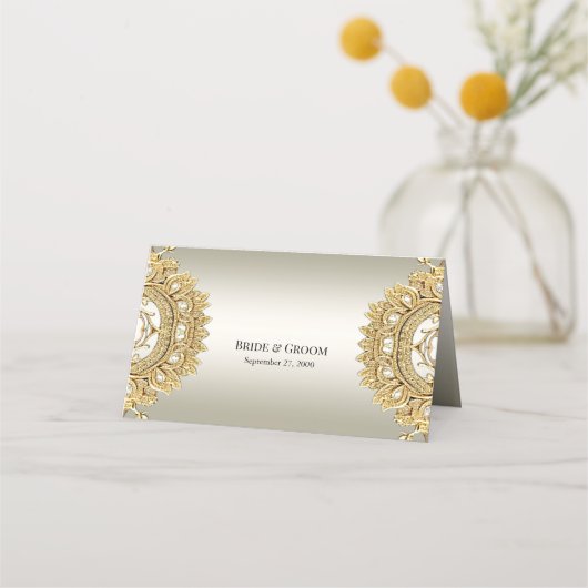 Gouden Place Card (Achterkant)