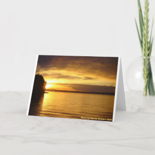 Gouden Plons Notecard Kaart