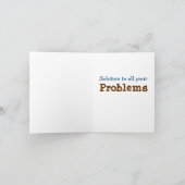 Gouden Poep ~ Kaart / Uitnodiging (Binnen)