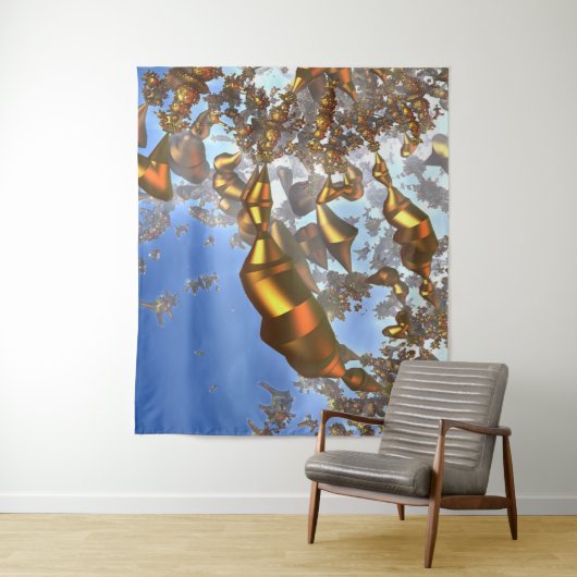 Gouden Potloden Tapijt  Wandkleed (In situ)